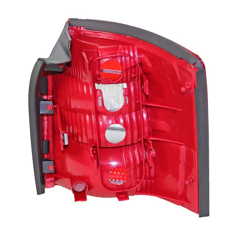 BESTPRICE 2x fanale posteriore sinistro rosso/bianco senza portalampada Compatibile con AUDI A4 B6 Avant (8E5)