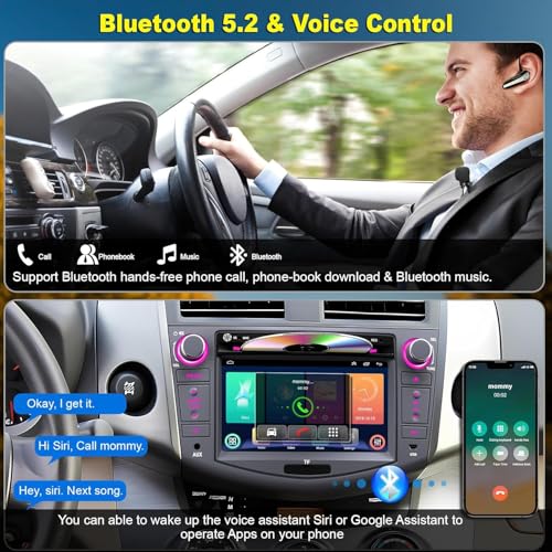 Radio para Auto Toyota RAV4 2007-2012 Pantalla Táctil 7" miniatura 5