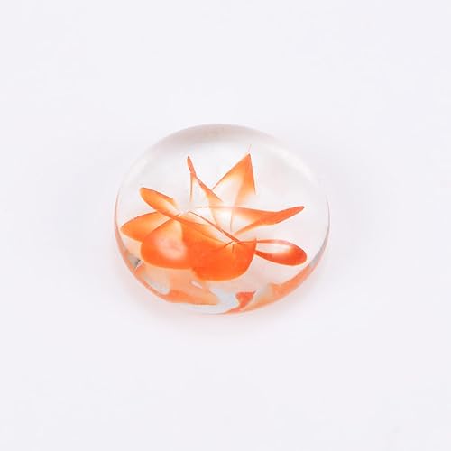 Miniatura 2 de uxcell Cuentas de vidrio de fuego para hoguera, 0.669-0.748 in, 11.64 oz0.78 libras, rocas de cristal brillantes para pecera, acuario, decoración de