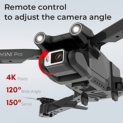 H36 Drone With Camera For Foldable Rc Quadcopter Drone With 4K Hd Camera, Wifi Fpv Live Video, Altitude Hold, One Key Take Off/Landing, 3D Flip, App Control, With Obstacle Avoidance Function #TOP1