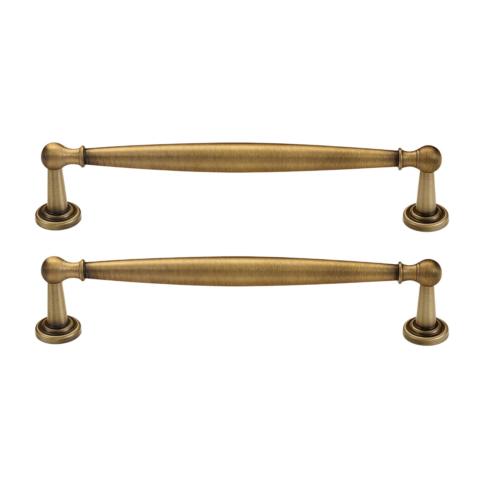 SHYYOULQE of 2 Metal Knobs Strong Metal Cupboard Pulls with Smooth Surfaces for Dressers & Cupboards in Classical Finish Old Bronze Drawer Pulls