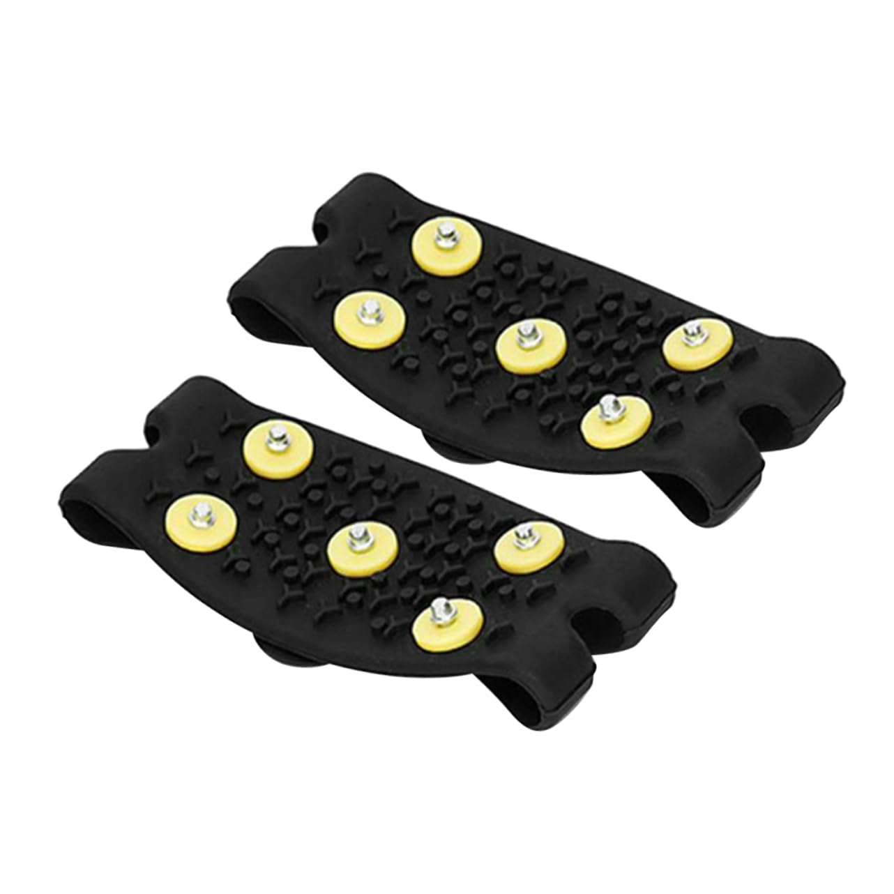 PACKOVE 1pair Boy Girl Ice Cleats - Shoe Spikes for Lightweight TPE Traction Grippers for Hiking Walking Climbing and Activities