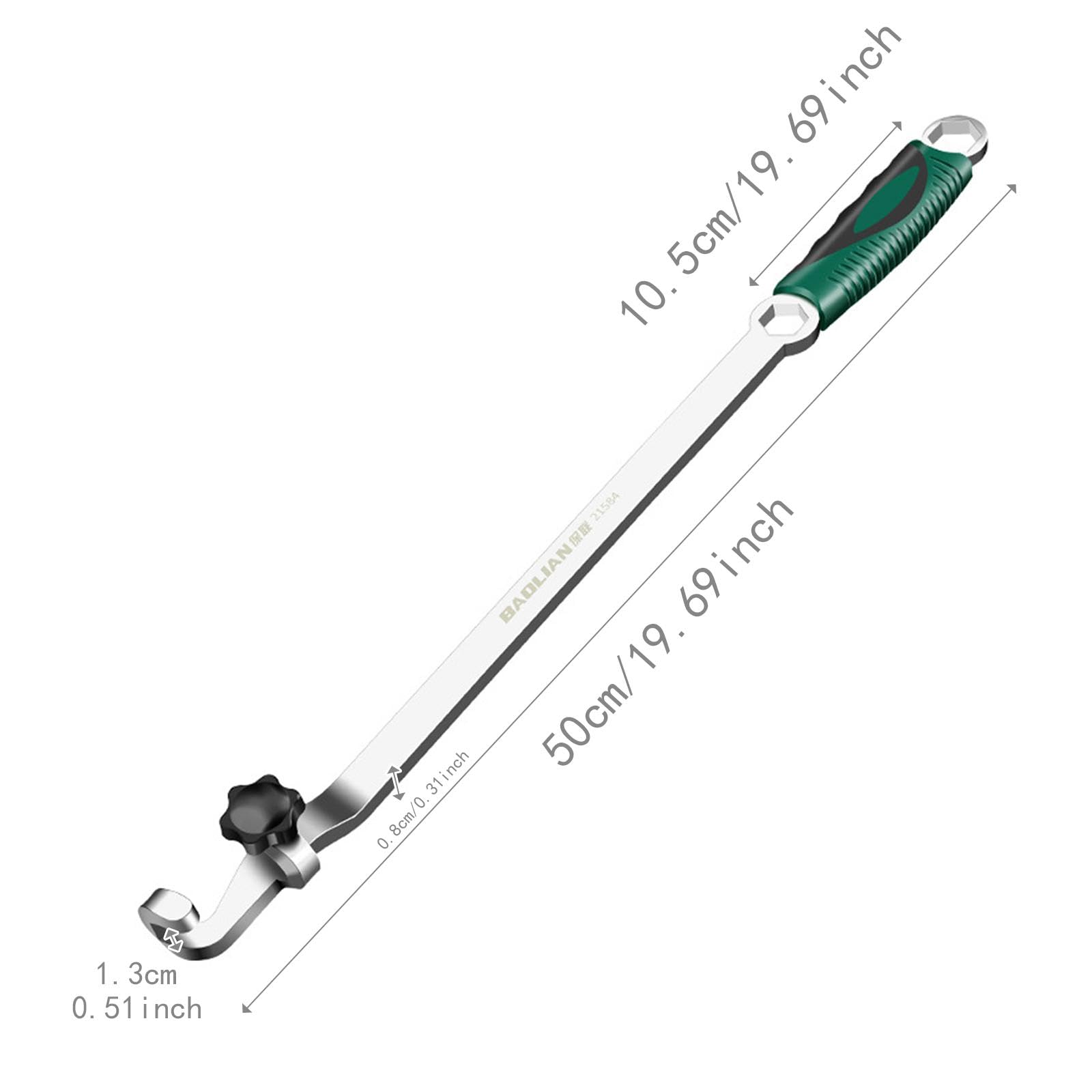 Rallonge de clé universelle, adaptateur long, robuste, pour bricoleur, effet de levier supplémentaire, 50cm