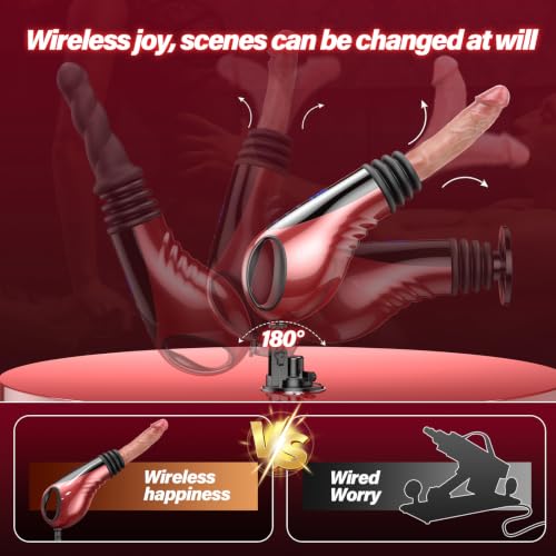 Wireless Thrusting Dildo Vibrator Remote Control Adult Toy - Image 3