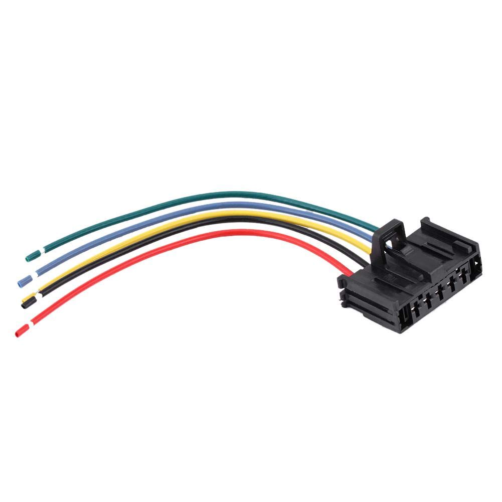 Regolatore della resistenza della ventola del ventilatore del motore, kit completo della resistenza del motore del ventilatore con cablaggio spina riparazione