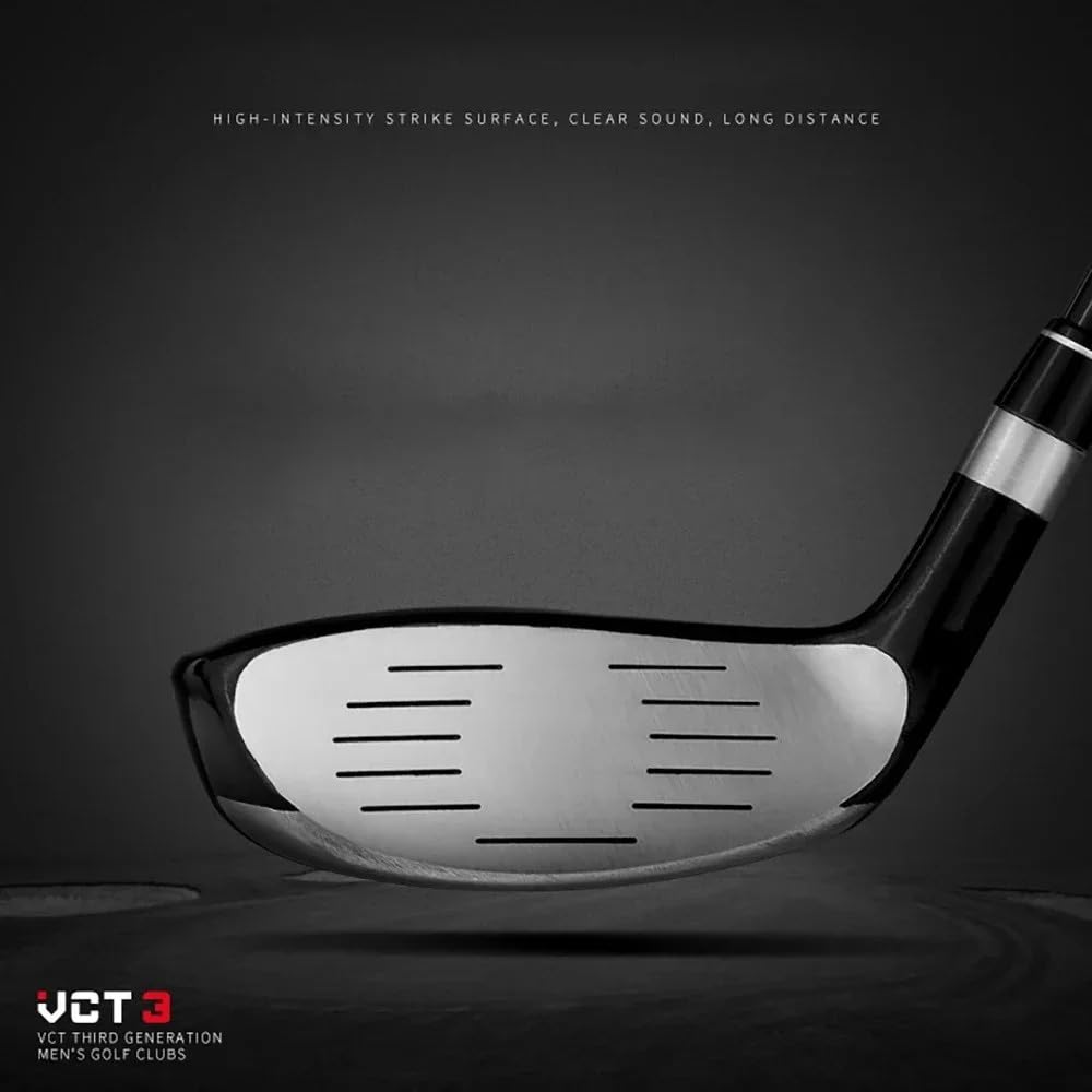 Palo de golf de madera y hierro híbrido n.º 1/3/5, compacto de 430 cc, para deportes y exteriores, para hombres y mujeres jugadores