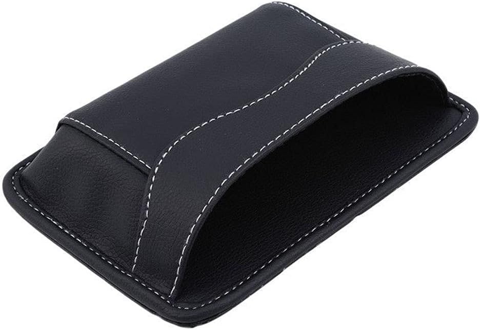 Car Leather Pouch Bags Storage Bag Collecting Box Organizer for Cards Mobile Phone Interior Accessories image 2