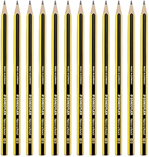 STAEDTLER WOPEX Noris School Pencils - 180N-HB Dipped - Pack of 12 - HB Grade