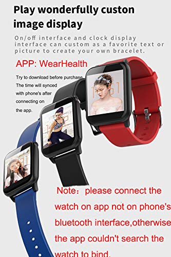 Fitness Tracker Heart Rate Monitor Blood Pressure Smart Watches for Android iOS Pedometer Activity Tracker Watch