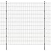 Produktbild Festnight- 20m Doppelstabmattenzaun I Zaun Komplettset I Gartenzaun mit Pfosten 2008x2230mm | Zaunpaneel Metallzaun Zaunanlage I Gesamtlnge 20m Silber