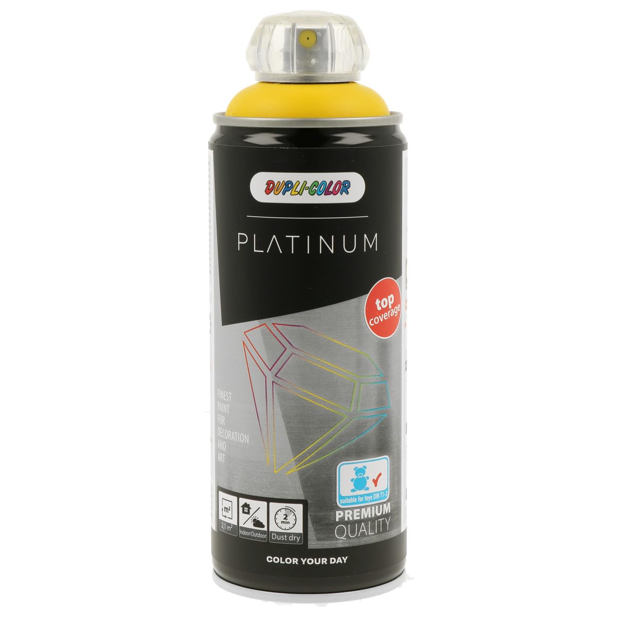 DUPLI-COLOR PLATINUM RAL 1023 verkehrsgelb seidenmatt 400 ml - Sprühfarbe