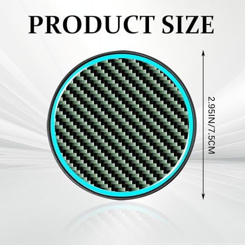 Portavasos para carro juego 2 piezas ABS negro 7.2 cm miniatura 2