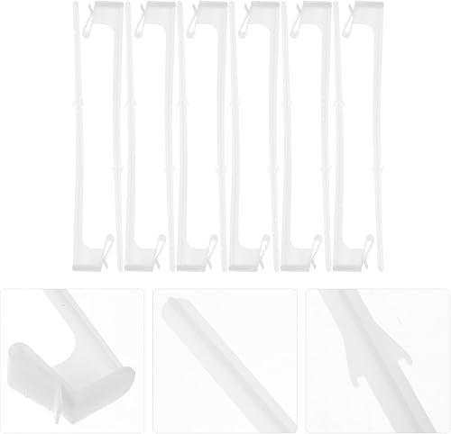 Miniatura 5 de Yardwe Soporte para poste de bandera de ventana de automóvil, 12 unidades, plástico de 17.3 in, estructura de clip de fácil instalación, para