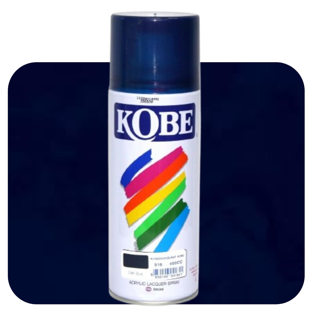 kobe (Thailand Dark Blue Acrylic Aerosol Multipurpose Spray Paint for Art and Craft, Metal, Wood, Wall, Vinyl, Plastic, Fiberglass, Designer Spray Paint 400ml-image-47