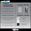 Graphics Kit for Yamaha YZ85 (2022+) FH Series Smoke 21 Mil - Pro Edition - Dirt Pit Bike Motorcycle Stickers, Dirtbike Racing Automotive Decal Motocross Accessories no-Plastics
