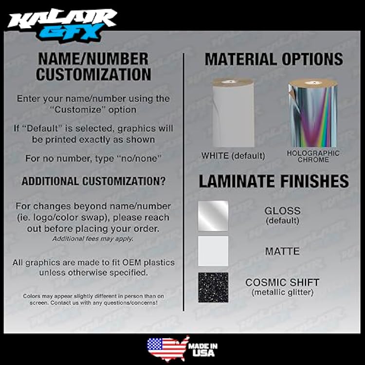 Graphics Kit for Yamaha YZ85 (2022+) FH Series Smoke 21 Mil - Pro Edition - Dirt Pit Bike Motorcycle Stickers, Dirtbike Racing Automotive Decal Motocross Accessories no-Plastics