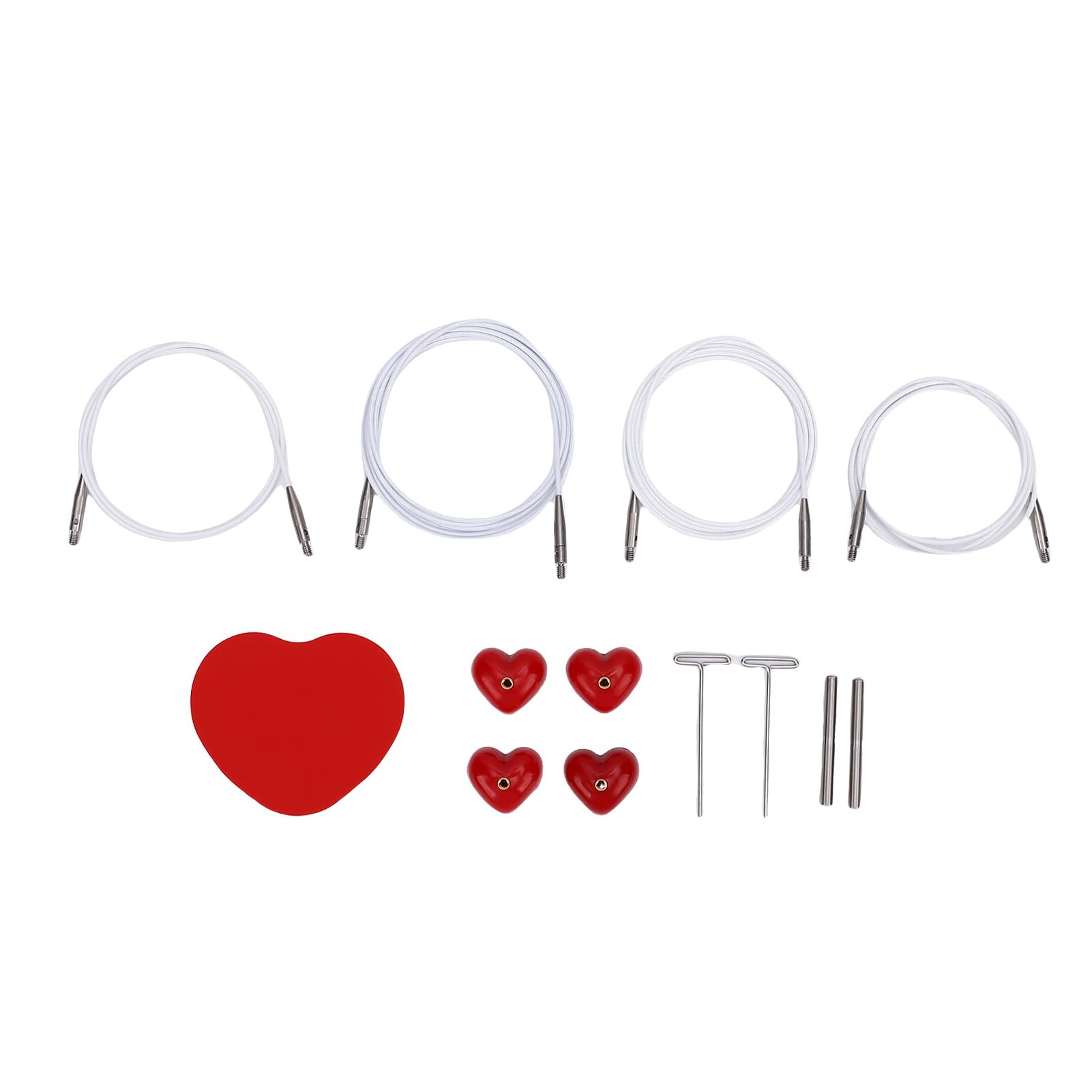 LEEZAD Juego 10 Pares Agujas Tejer Circulares, Juego Agujas Tejer Intercambiables Aluminio 4,72 Pulgadas Longitud para Principiantes, Sombreros, Suéteres, Chales