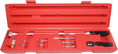 DPTOOL Herramienta de llave de ajuste de carburador de 14 pulgadas de largo, destornillador cónico de 90 grados, kit de destornillador multiusos