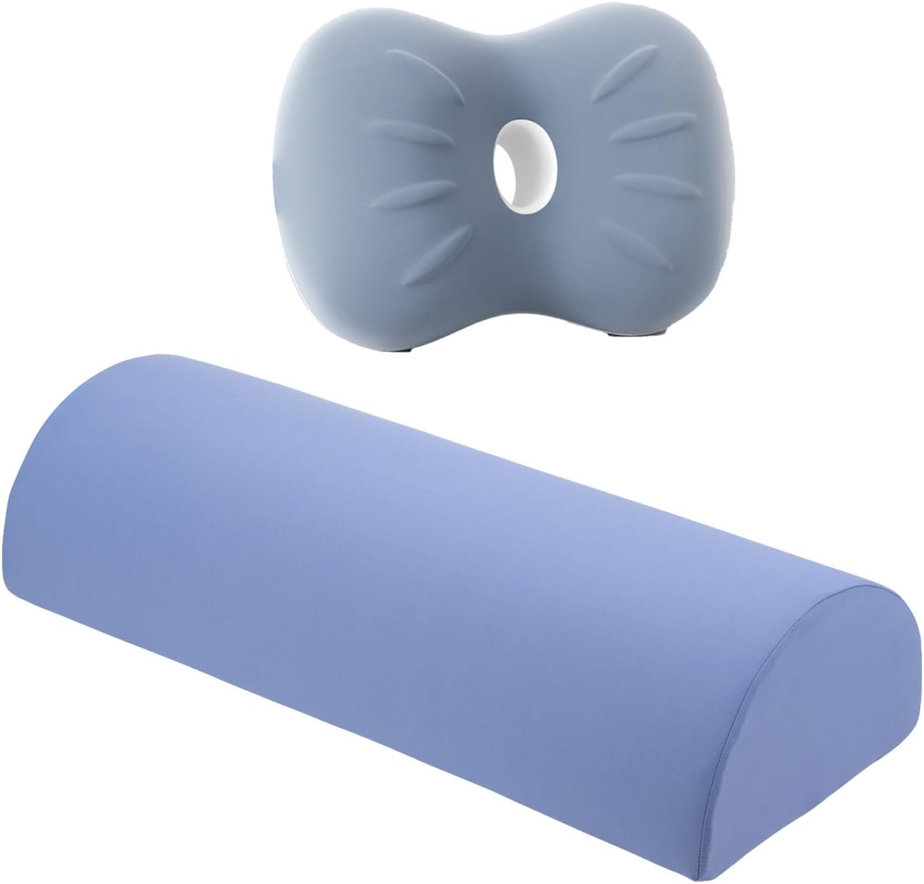 Knee Pillow for Side Sleepers + Leg Pillow for Back Sleeping Bundle