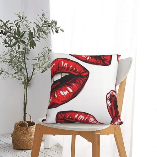 Cadeaux maison originaux lot de 2 housses de coussin 50x50 cm motif art - 6