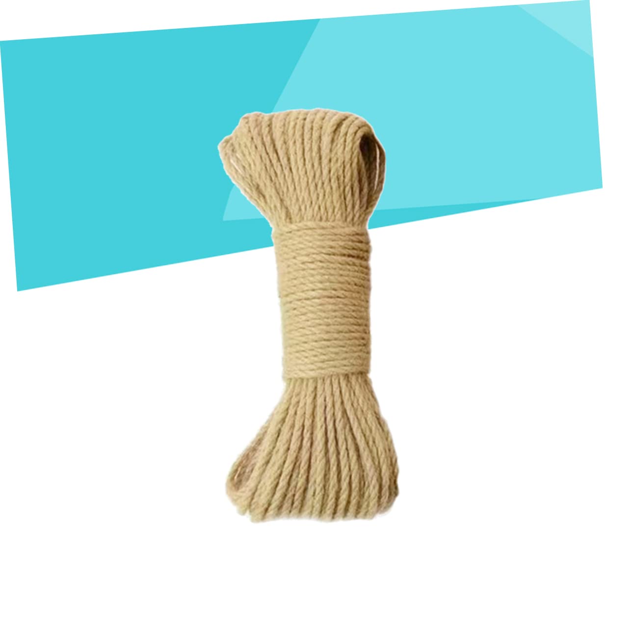 DOITOOL 30m Naturjuteseil Starkes Seil aus Jute für Handwerk Dekoration Gartenarbeit und Verpackungszwecke Biologisch Abbaubar Naturfarben