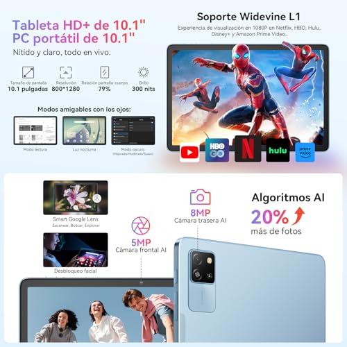 Tablet 10 pulgadas Blackview Tab 60 Pro Android 15 Octa-Core con Widevine L1 3