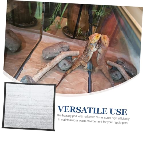 Alfombrilla térmica para reptiles SUPVOX 29.3x29.3 cm miniatura 5