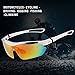 GIORO Polarized Sports Sunglasses with 5 Interchangeable Lenses for Cycling Fishing Driving...