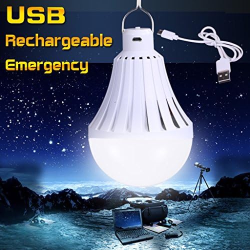 LED Lamp Bulb,E27 220V 12W 20W 30W 40W High Power Led USB Rechargeable Emergency Bombillas LEDs Battery Outdoor Night Lights (Color : White-40W)