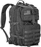Military Tactical Backpack, Army Molle Bag Rucksack 3 Day Assault Pack 40L Large Utility Rucking Backpack for Outdoor Hiking Camping Hunting Black