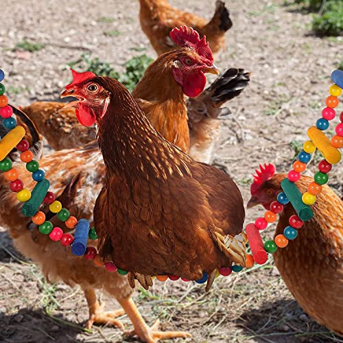 Doumneou 5 StüCke Huhn Spielzeug Huhn HäNgende Schaukel Spielzeug GemüSe GemüSe Spieß HäNgen Beutel,HüHnerstall ZubehöR – Bild 7