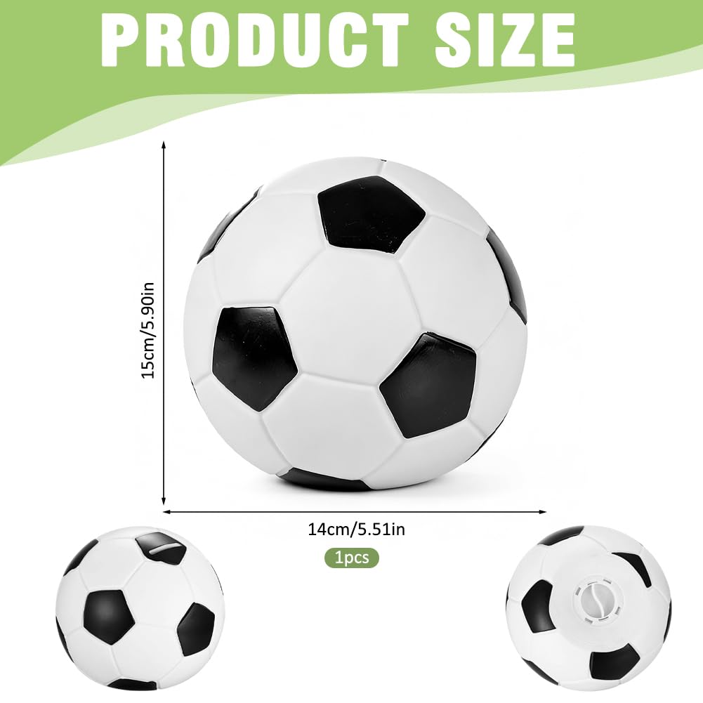 Hucha con Forma de balón de fútbol: un Encantador diseño con temática Deportiva, Personalizable para niños o niñas. Una excelente Idea de Regalo para los cumpleaños de los niños