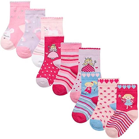 Metzuyan Baby Girls Cotton Socks Set Cover