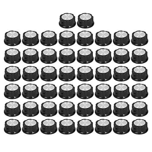 NYSUZHOUJI Potenciómetro Cápsulas de control de reemplazo de la perilla Conjuntos para ingeniería eléctrica 50pcs RV24yn 20s 30s WTH118 2W 20S WH118 2W Uso profesional: