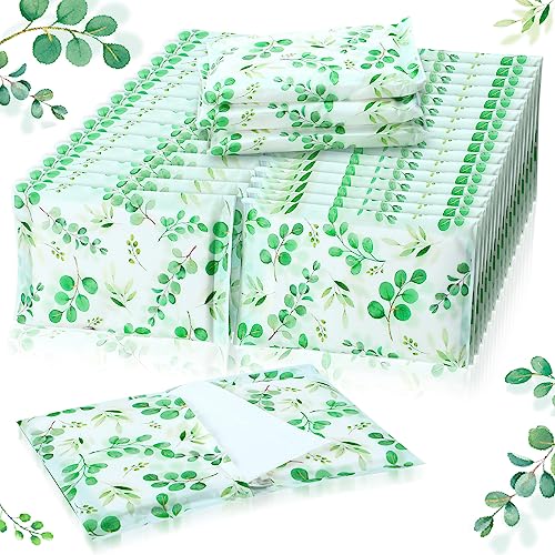Image of Geyee 50 Pack Travel Tissue Packets Facial Paper Napkins, Leaves
