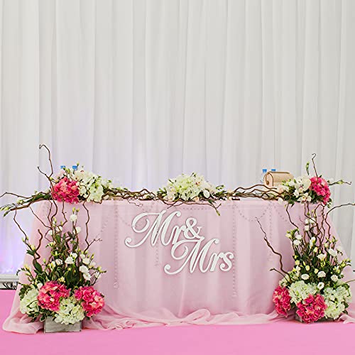 Alfombra de pasarela de corredor rosa de 2,6 x 30 pies para eventos Shappy con cinta 6