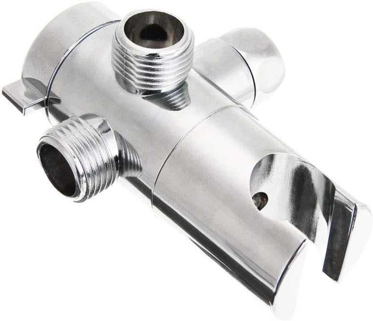 3-Way Shower Diverter Valve Fix Bracket ABS Bathroom Sprayer Arm Mount for Supplies