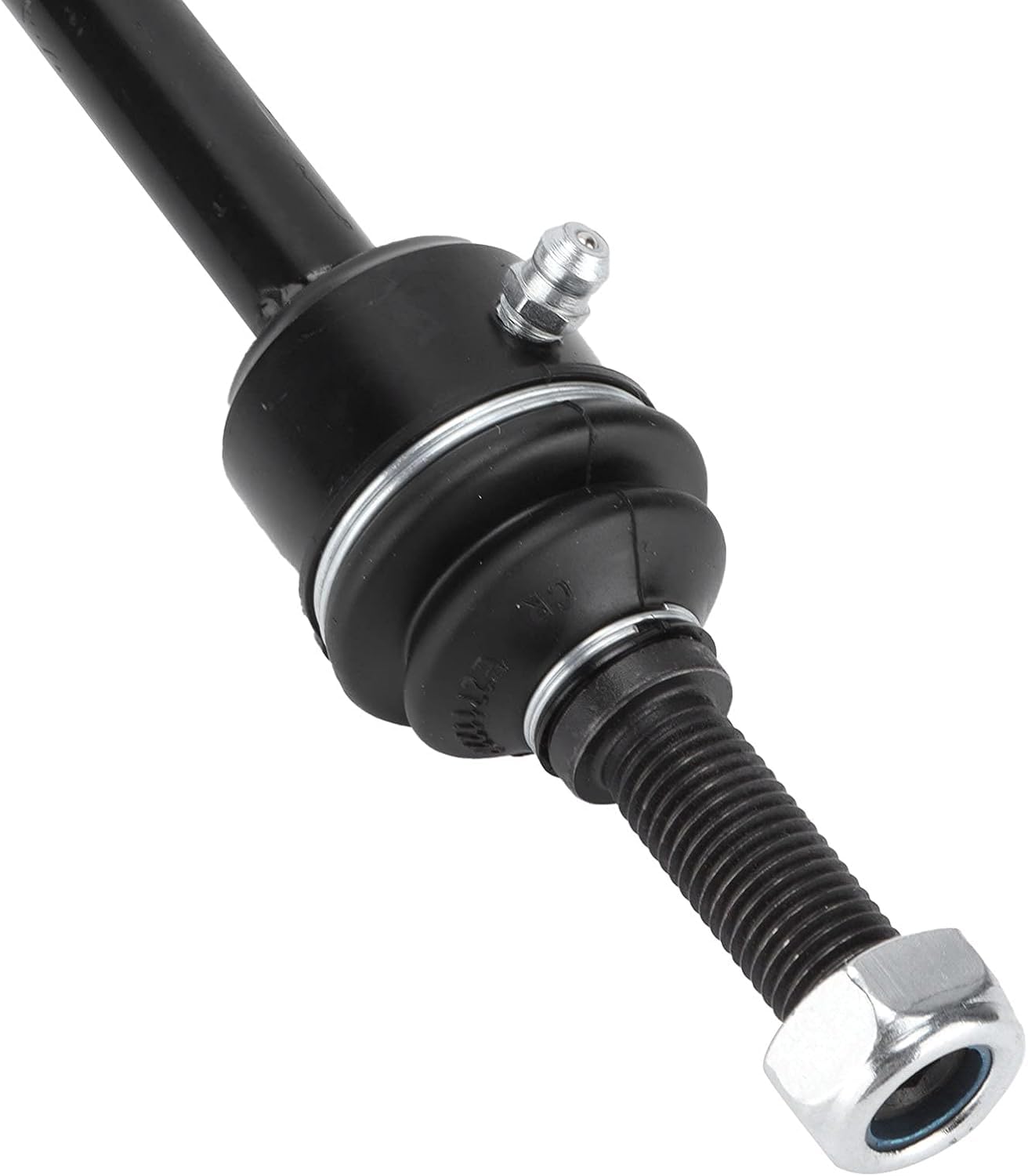 Aramox 2 Pièces Liens D'extrémité de Barre Stabilisatrice Avant, Remplacement de Lien de Barre Stabilisatrice Anti-roulis Noir pour 1500 5LUG 4WD 2006-2017