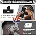 2Pcs Barber Accessories for Hairline Shaping, Enhancement Card for Barbers Reusable Color Spray Edge Line Up Tool for Barber Accessories with Measurement Indicators, Hairline Enhancement Spray for Men