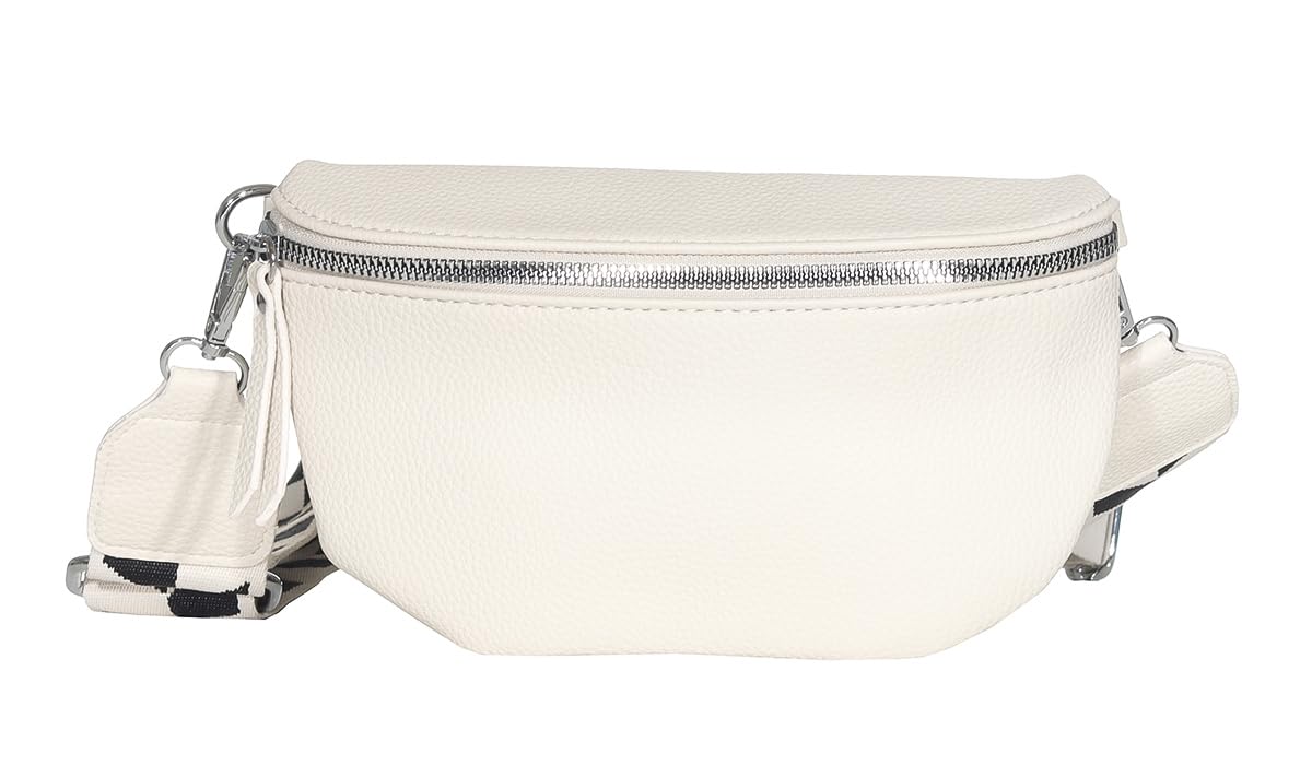 Maty Fashion Bauchtasche Damen – Elegante Umhängetasche aus Kunstleder mit verstellbarem Gurt, wasserdichte Hüfttasche für Reise & Sport Model 25