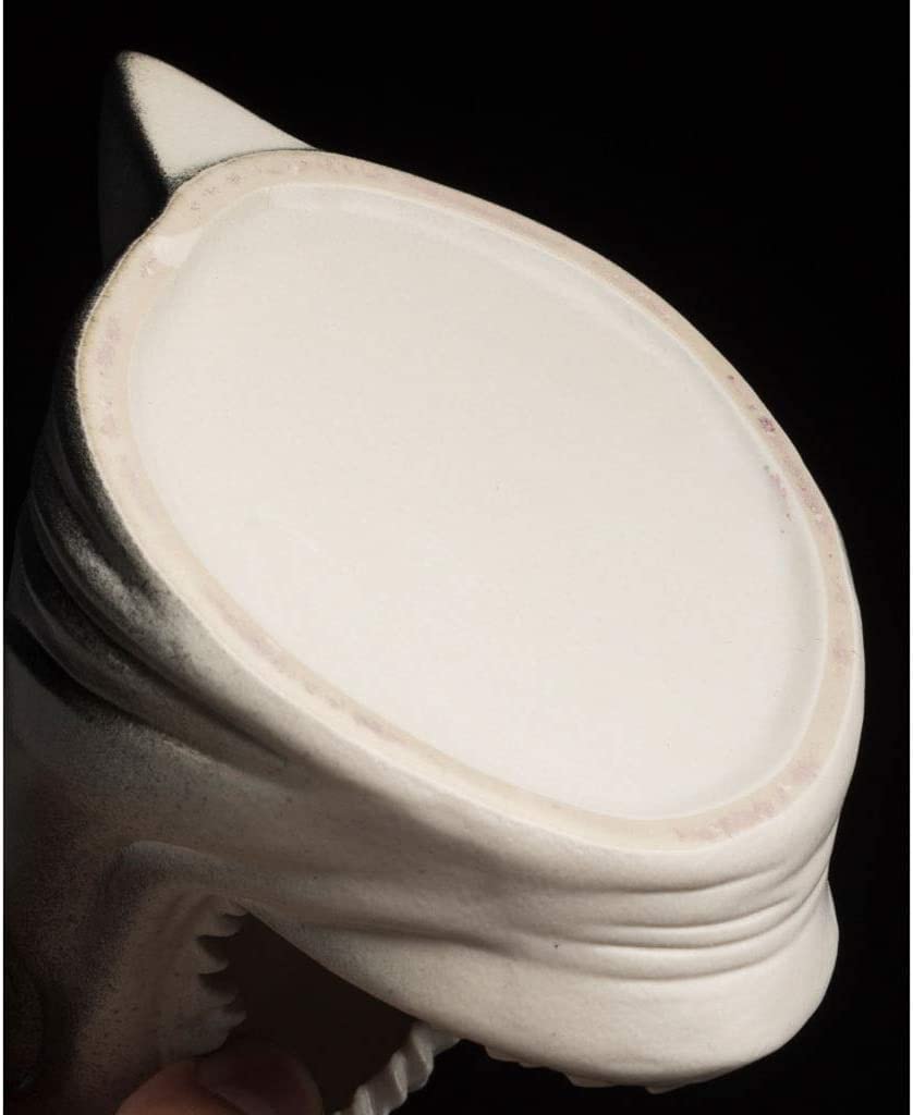 Posaceneretto in Ceramica, Ornamentale del Contenitore per rastrelliere per Cenere per Auto per Ufficio, Regalo per Il Fidanzato Padre,B