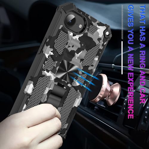 Coque iPhone 17e et 16e antichoc militaire avec béquille intégrée - 5