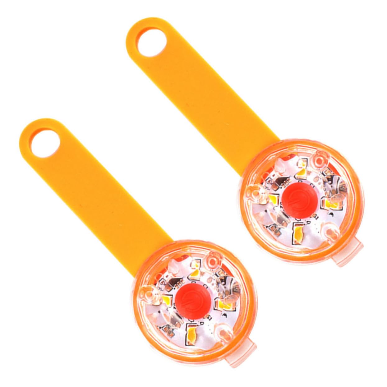 Pendentif lumineux pour animaux BESTonZON orange USB sécurité nuit
