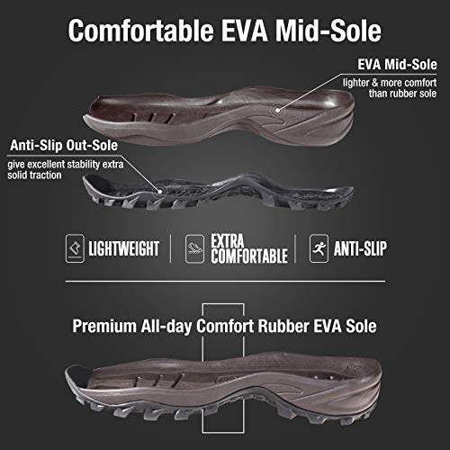 HISEA Rubber Hunting Boots, Tall Warm Neoprene Waterproof Insulated Basic Hunting Boots, Mens Adjustable Winter Boots Durable Slip Resistant Outdoor Hunting Fishing Working Boots for Men4