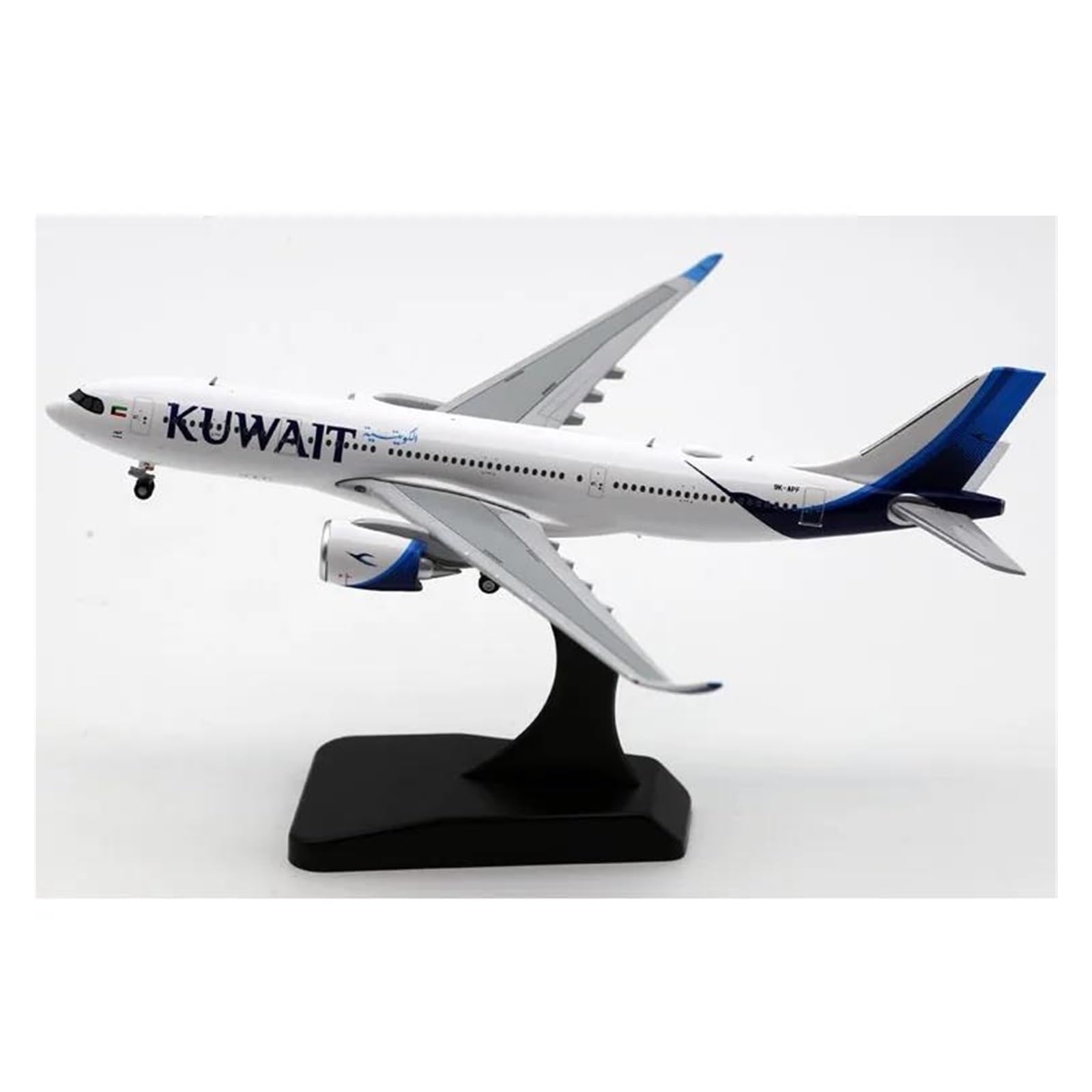 Avión a Escala 1:400 para Kuwait Airways A330-800 Modelo de avión Modelo de avión de aleación fundida Modelo Terminado Adornos Adecuado para exhibición