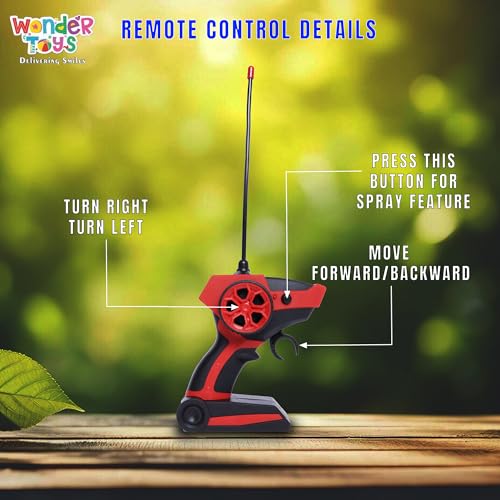 Image of Wonder Remote Control Rock Master /Crawler with Smoke, Monster Car for Kids Monster Truck Rock Climbing Car Toy for Kids (Red2)