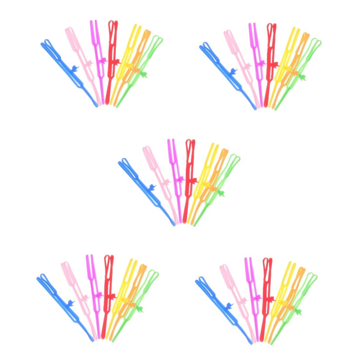 SHINEOFI 5 Sätze Lesezeichen Aus Silikon Ästhetisch Lesezeichen Für Buchliebhaber Bookmarks Book Marks Tragbares Lustiges Fingerzeig- Kieselgel 7 Stücke * 5