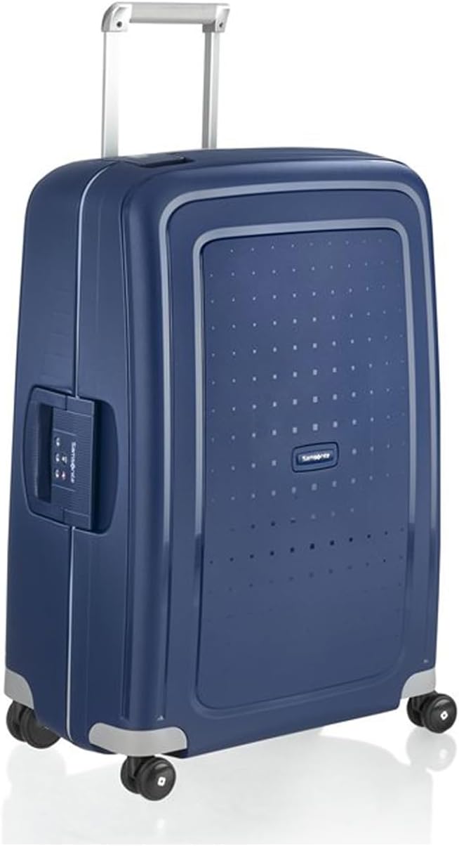 Samsonite S'Cure - Spinner L Case, 75 cm, 102 L, 4 Rolls, Blue (Dark Blue)