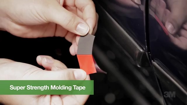 Image of 3M Auto Exterior Attachment Tape, 1 /4 in x 5 ft, Heavy Duty Double-Sided Automotive Tape for Car Trim, Moldings, Emblems, and Badges (38582)