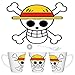 MERCHANDMANIA Taza CONICA Logo One Piece Barco Pirata Conic mug
